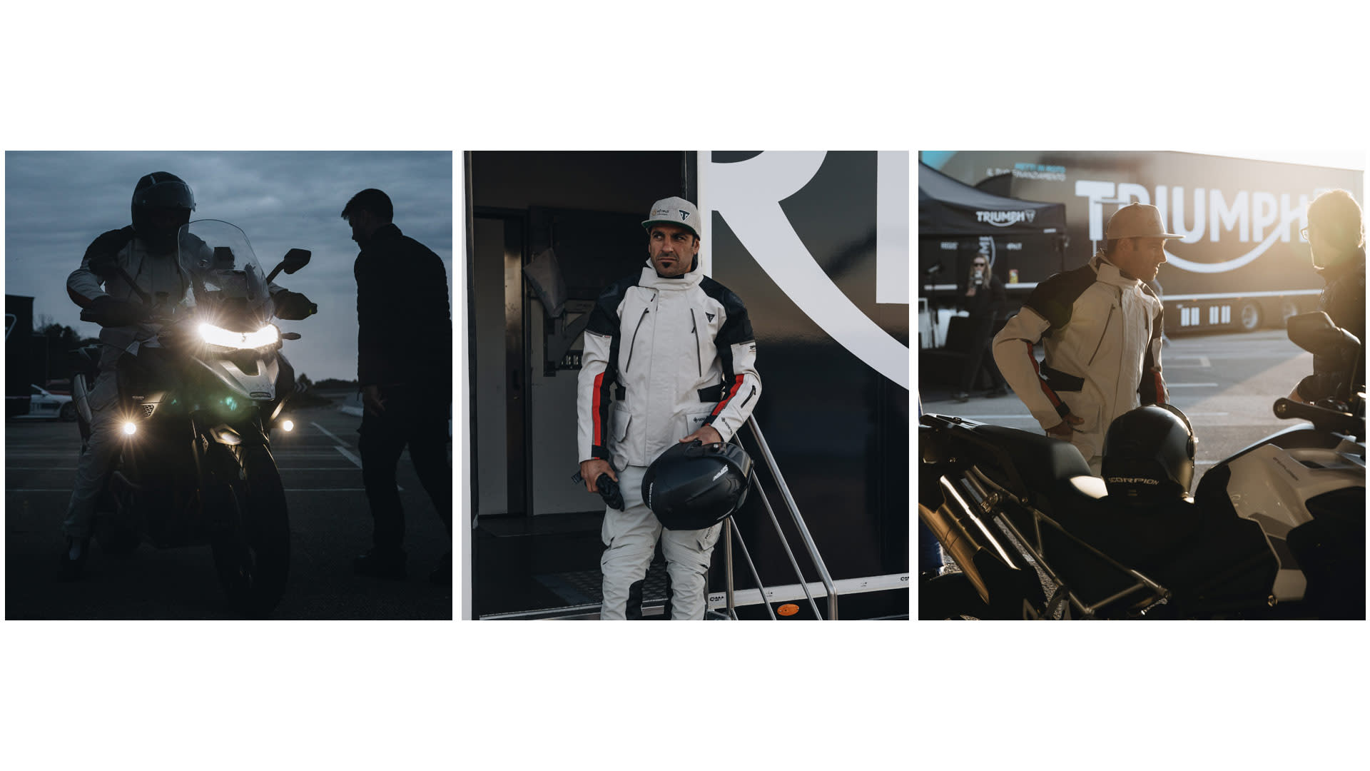 A collage of images of Ivan Cervantes)